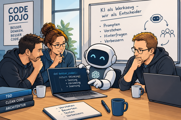 Brauchen wir noch Code Dojos, wenn die KI den Code schreibt?